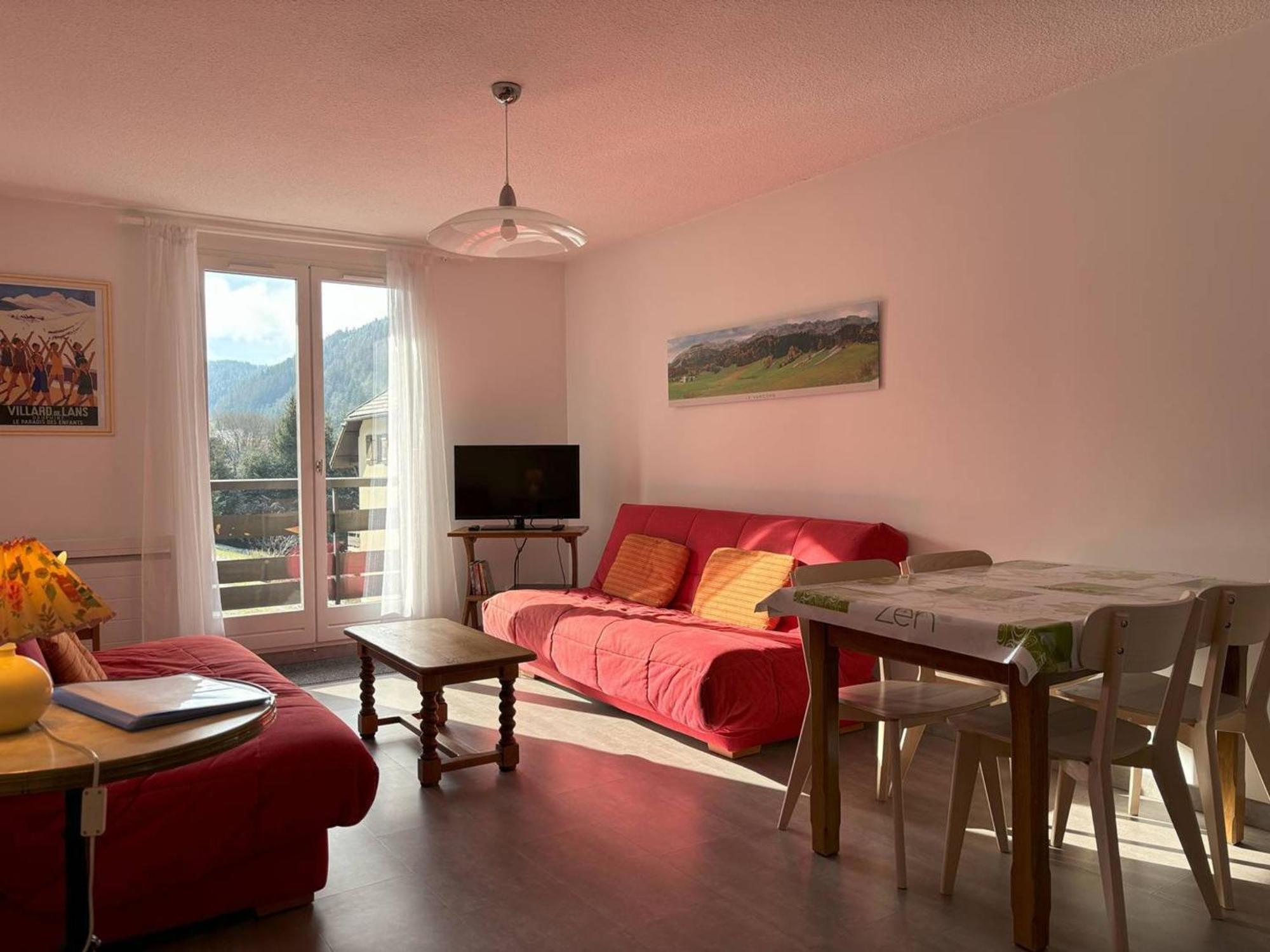 Appartement Cosy, Balcon Sud, 2 Chambres, Parking Gratuit A 10 Min Du Centre Et Proche Ski ! - Fr-1-548-4 Villard-de-Lans Exterior foto